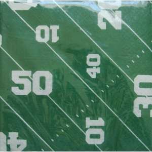  Super Bowl Party Football Field End Zone Paper Napkins 30 