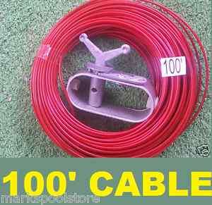 WINTER POOL COVER CABLE WINCH TURNBUCKLE CLOSING 100 FT  