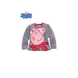  Navy Stripe Peppa Pig Top Shirt Full Sleeve Baby Girl 3 4 Years Baby