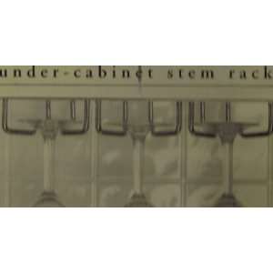  Under Cabinet Stem Rack 