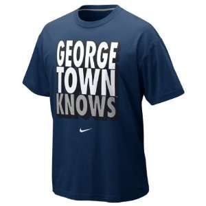 Georgetown Hoyas Navy Nike Nike Knows T Shirt