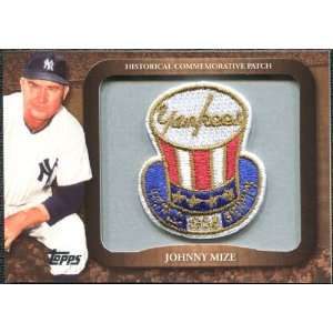 2009 Topps Legends Commemorative Patch #LPR116 Johnny Mize 