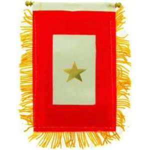  Family Member In Service Gold Star Flag Mini Banner Patio 