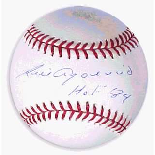  Luis Aparicio Autographed Baseball   inscribed HOF 84 