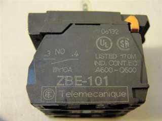 14559 Telemecanique ZBE 101 Contact Block Switch  