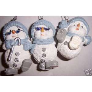  Snow Buddies 3 Ornaments   Slick, Avalanche, Frostbite 
