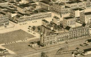 Birmingham, Alabama Panoramic Map 1885 49x35Poster  