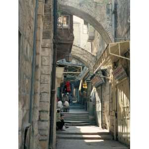 Via Dolorosa, Old City, Unesco World Heritage Site, Jerusalem, Israel 