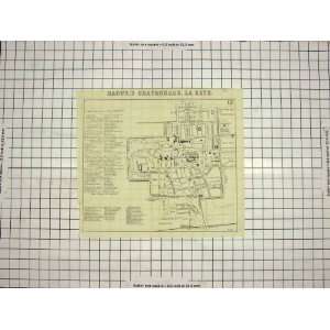   ANTIQUE MAP c1790 c1900 PLAN HAGUES GRAVENHAGE HAYE