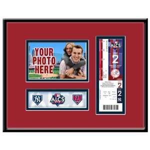   2009 ALCS Game Day Ticket Frame   Yankees vs Angels