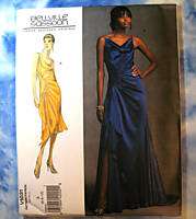 Vogue 1031 Bellville Sassoon Designer Gown Pattern 6 10  