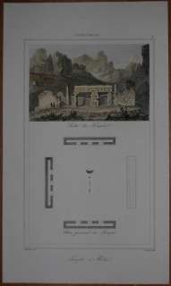 1843 print MITLA, OAXACA STATE, MEXICO (#2)  