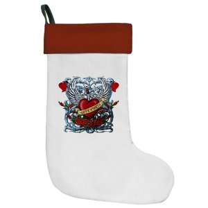  Christmas Stocking Love Hurts with Sword Heart Thorns and 