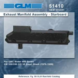   MANIFOLD STBD (GM)  GLM Part Number 51410; OMC Part Number 912441
