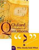 Oxford Dictionary of Quotations Elizabeth Knowles