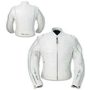  Arlen Ness Womens Form Leather Jacket   X Small/White 