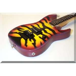  GEORGE LYNCH Miniature Guitar Dokken ESP Tiger Sunburst 