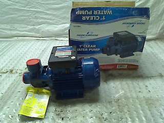 CLEAR WATER PUMP 1/2 HP 110 VOLT WATER TRANSFER  