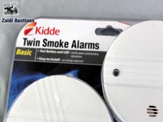 KIDDE TWIN SMOKE ALARMS LED INDICATOR  NEW  