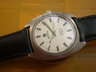 Vintage SWISS ROAMER Anfibio 17 Jewels Manual Mens Watch  