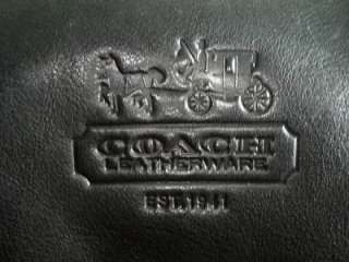 NWT Coach Khaki Signature C Black Leather Trim Shopper Tote Bag Purse 