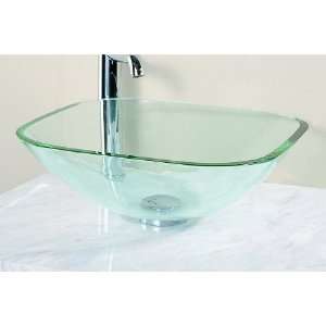  Xylem Sinks GV101RES Square Glass Vessel Square glass 