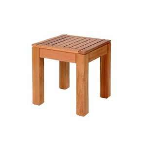  Square Western Red Cedar End Table or Seat