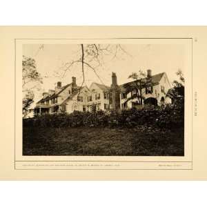  1915 Print Dr. Francis W. Murray Home Ashfield Mass 