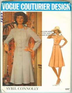 Vogue 1207 ~ Sybil Connolly COUTURIER DRESS Pattern~18/40  