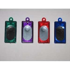 Translucent Color Training Clickers   GREEN, BLUE, RED, PURPLE 