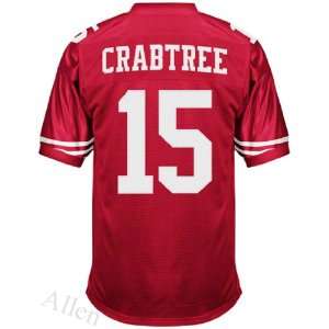  San Francisco 49ers Football Jersey #15 Crabtree Red 