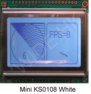 128x64 12864 Blue Backlight LCD KS0108  