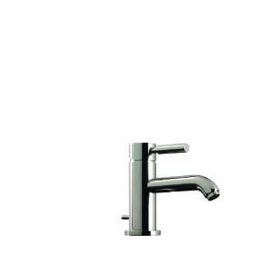   Single Handle Bathroom Faucet with Metal Bar Lever Handles and Pop U