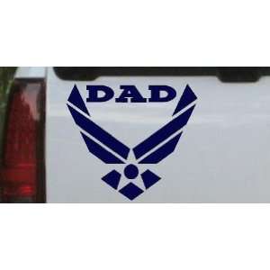 Navy 16in X 17.6in    Air Force Dad Military Car Window Wall Laptop 