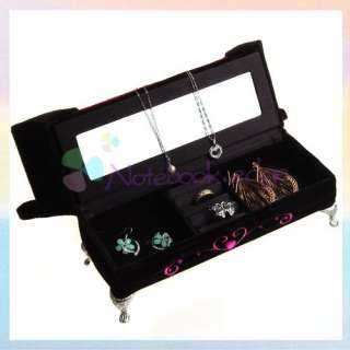 Jewelry Ring/Necklace/Earring Display Holder Box Case  