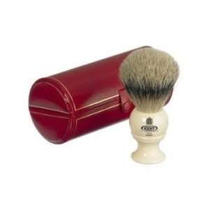  Kent Cream Traditional Travel Silver Tip Shave Brush   BK4 