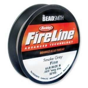  FireLine Braided Beading Thread 6lb Smoke Grey .008 In 