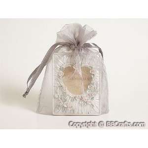  Organza Bags 6x15 Inch   6 Bags, Silver Health & Personal 