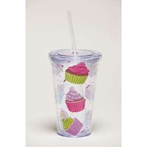  Insulated Cup w/Straw 17oz & Twist Off Lid, Sweet Escape 