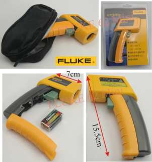 Fluke 62 Handheld Laser Infrared Thermometer Gun C F  