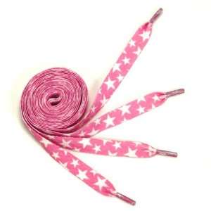    (Pink) Star Fashion Shoelace 120~125cm (7090 2) Toys & Games