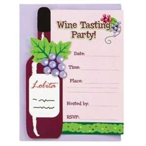   in Wine Tasting Party Invitations, 10 Count Arts, Crafts & Sewing