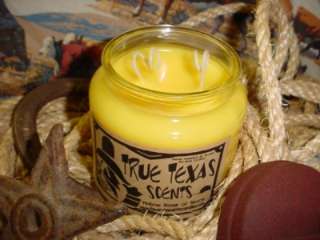 Yellow Rose of Texas Rose Scented~ 16 oz Western candle  