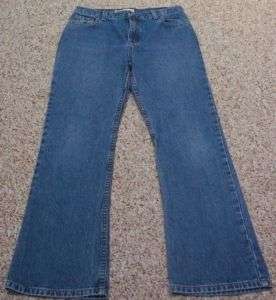 Faded Glory Boot Cut Blue Denim Jeans Girls size 14  