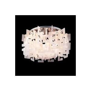  14554   14 Light Numero Flush Mount