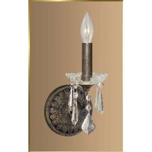 Wrought Iron Wall Sconce, JB 7326, 1 light, Flemish, 5 wide X 9 high