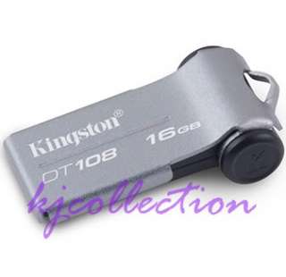 Kingston 16GB USB Flash Drive DataTraveler SILVER DT108  
