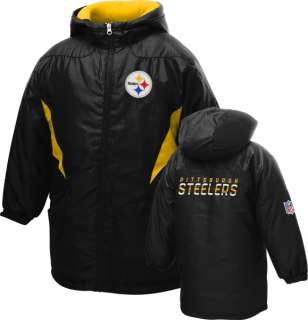 Pittsburgh Steelers Youth Sideline Momentum Mid Weight Jacket  