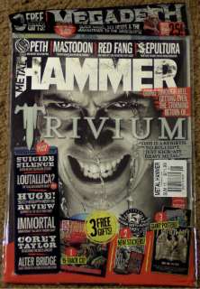METAL HAMMER + CD TRIVIUM Summer 2011 ALICE COOPER Sepultura IMMORTAL 