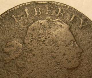 1797 Large Cent Gripped Edge S120B R2 Scarce   